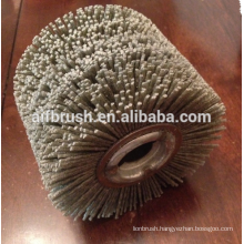 In hot selling Nylon Abrasive Bristle roller Brushes for brushing machines